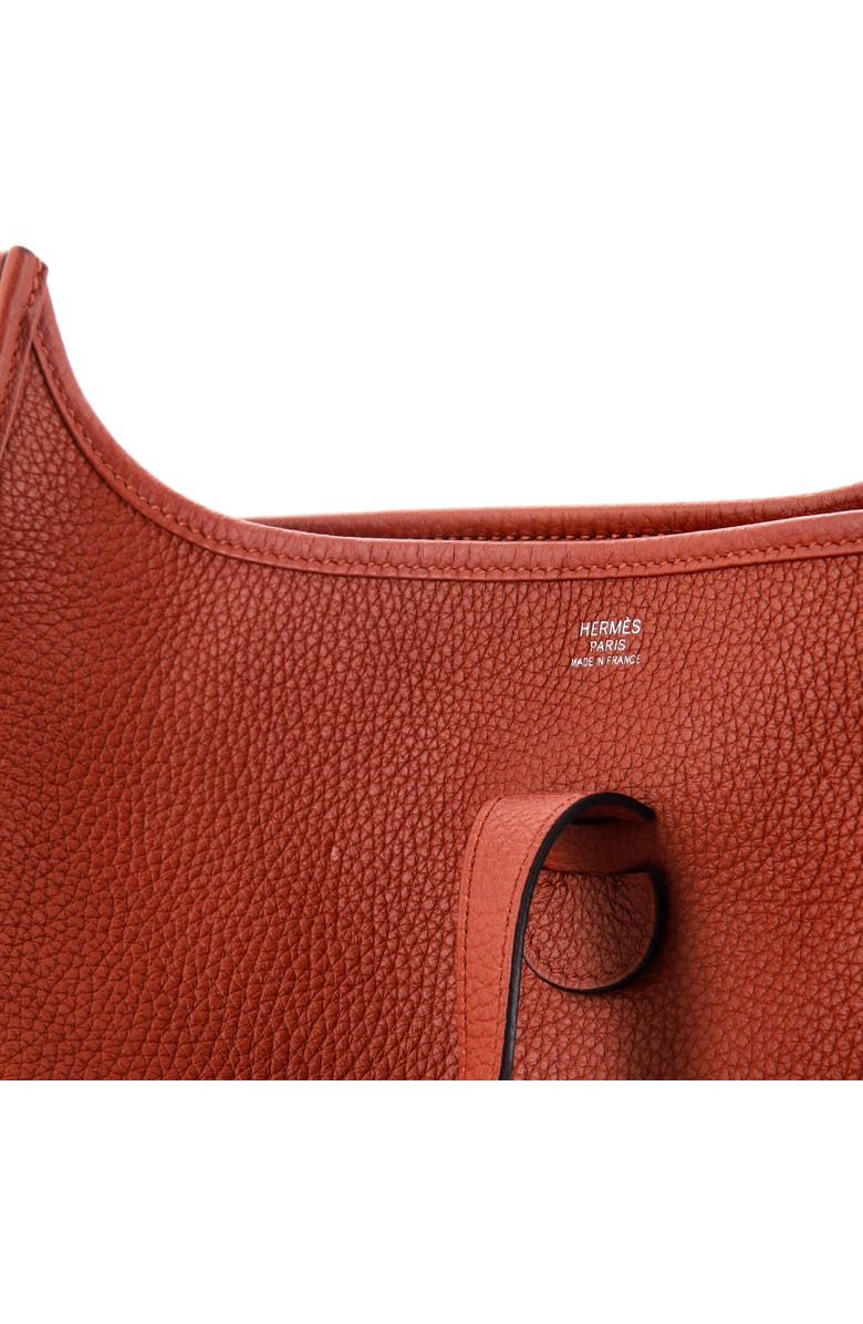 Pre-Owned Hermes Evelyne Bag Gen III Clemence PM, Alternate, color, Brique