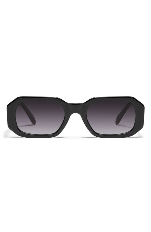 Quay Hyped Up 53mm Gradient Square Sunglasses