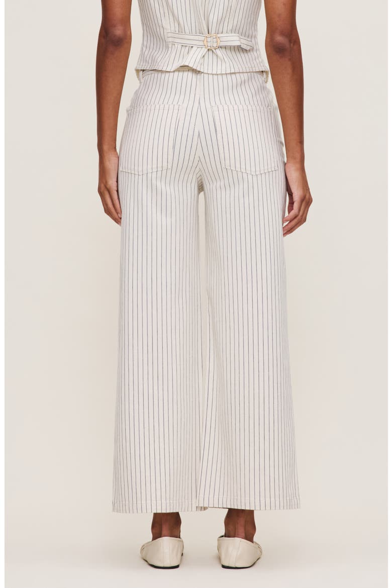 Hepburn Stripe High Waist Ankle Wide Leg Jeans, Alternate, color, SEASHELL STRIPE