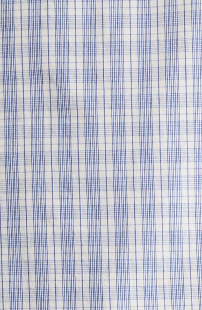 Massimo Alba Canary Plaid Cotton Button-Up Shirt, Alternate, color, Champagne