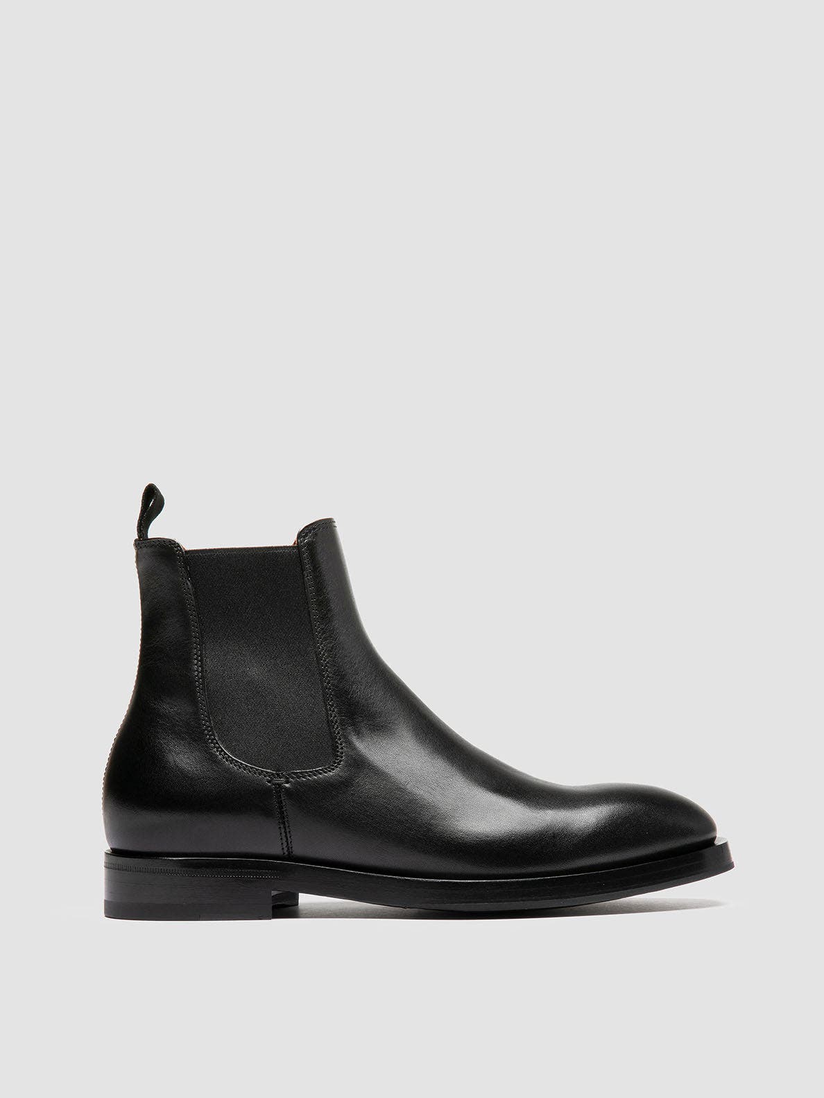 Ortega 003 Leather Chelsea Boots, Main, color, Black