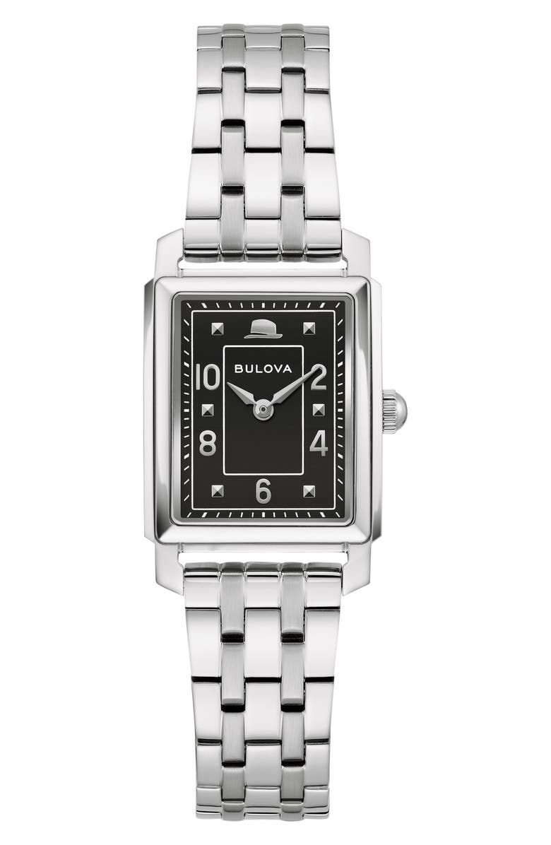 BULOVA Frank Sinatra Collection Bracelet Watch, 34mm, Main, color, Silver-Tone