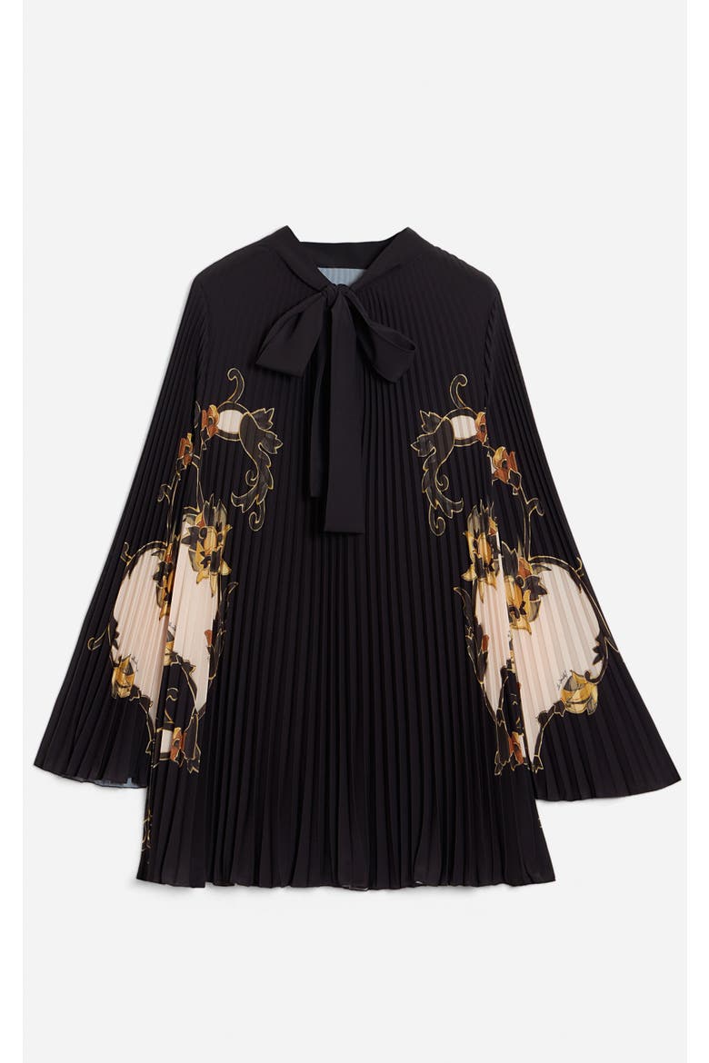Twirling Tunic, Alternate, color, Buttercup Placée Black