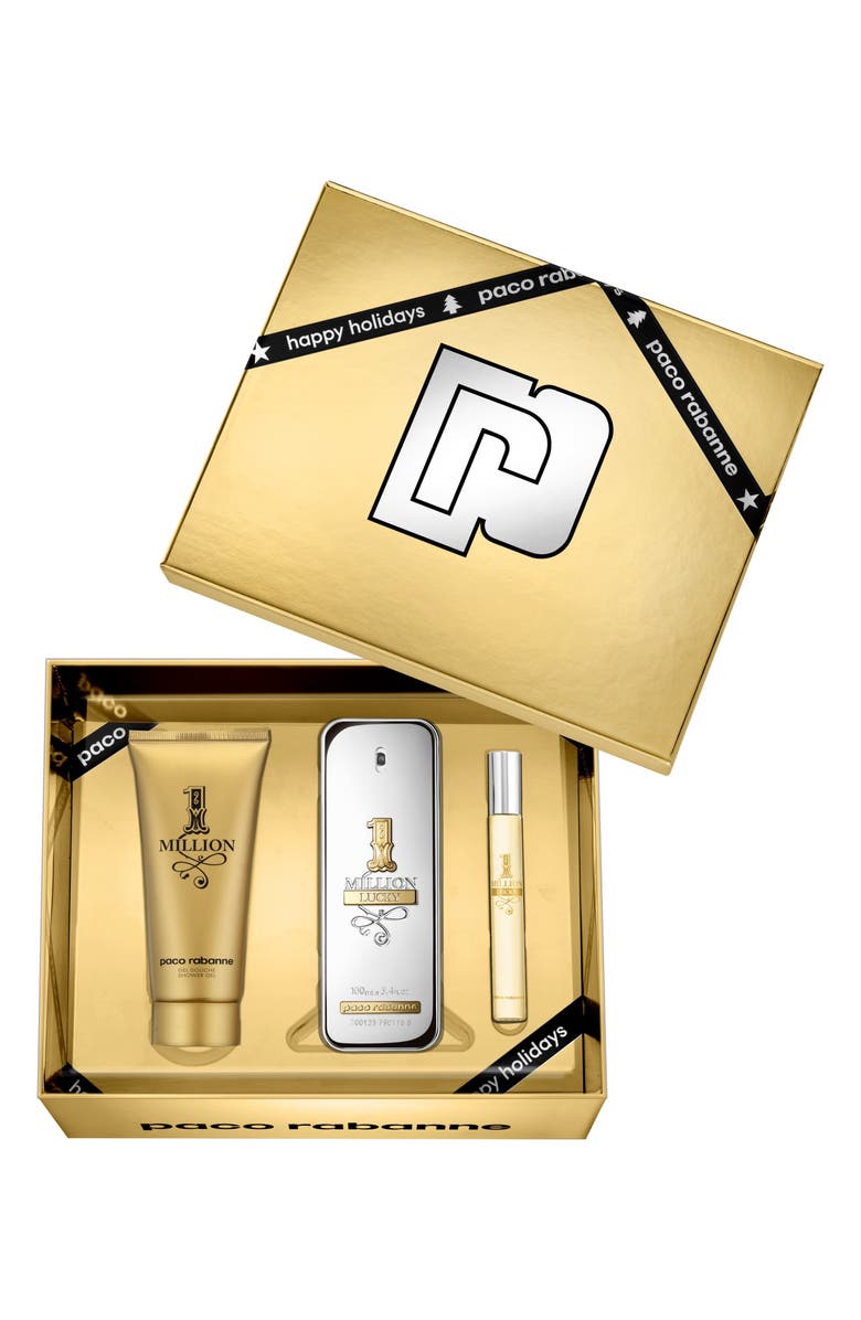 Rabanne paco rabanne 1 Million Lucky Eau de Toilette Set USD $124 Value, Alternate, color, 