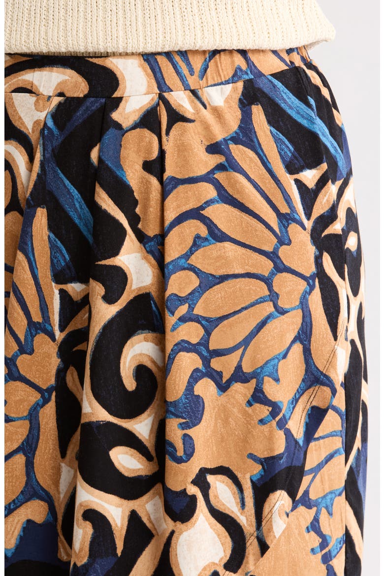 Deco Blooms Knit Skirt, Alternate, color, BLUE MULTI
