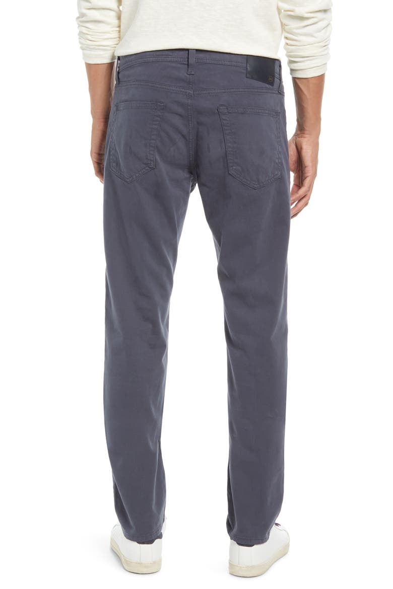 Tellis Slim Fit Sateen Pants (Nordstrom Exclusive), Alternate, color, MAJESTIC NAVY