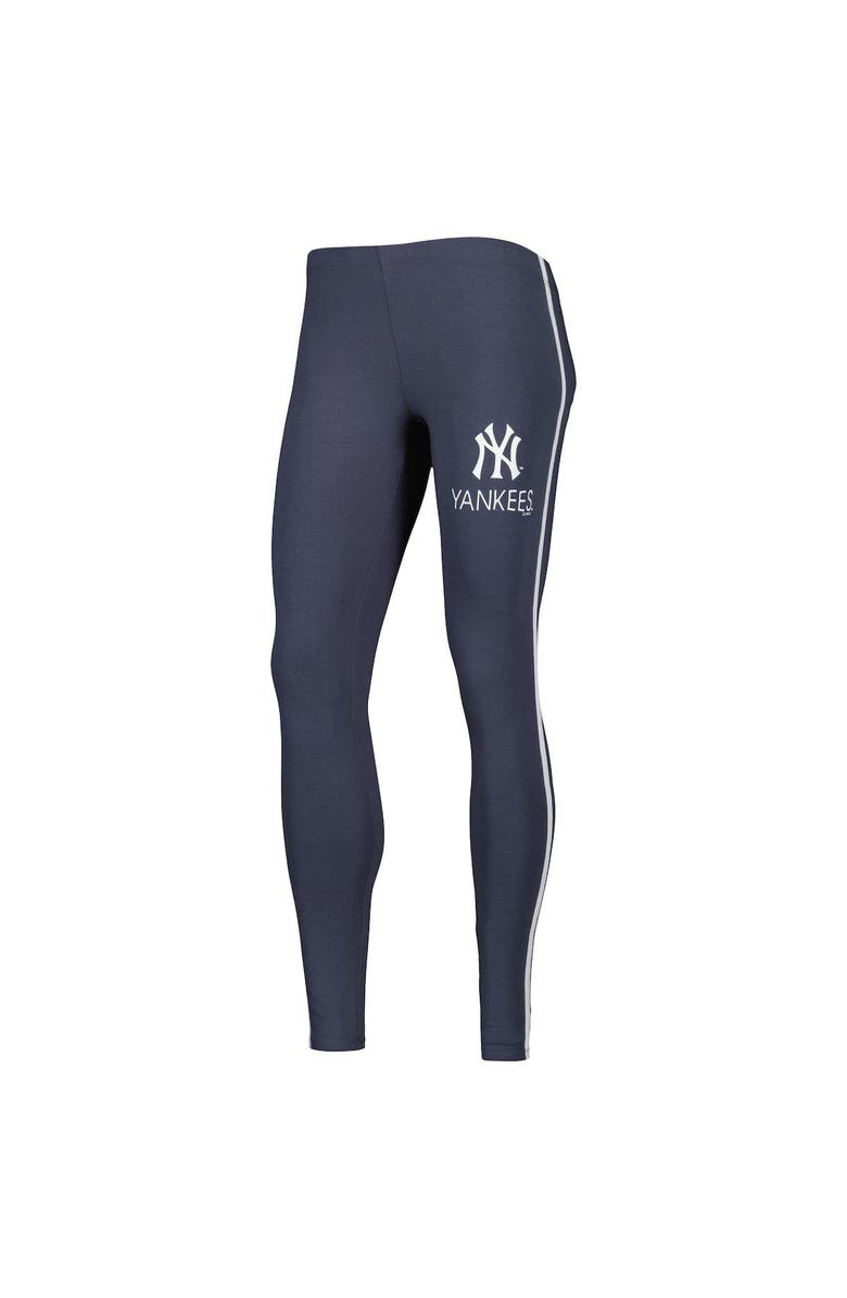 CONCEPTS SPORT Women's Concepts Sport Charcoal/White New York Yankees Sonata T-Shirt & Leggings Sleep Set, Alternate, color, 