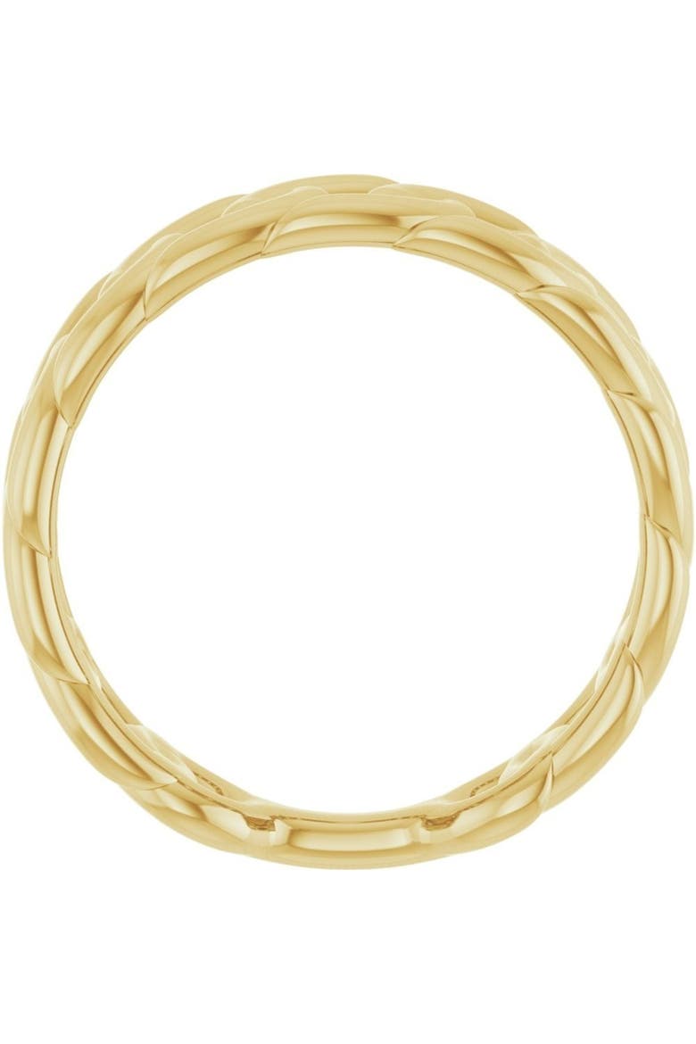 Stackable Chain Link Ring in 14K Gold, Alternate, color, Gold
