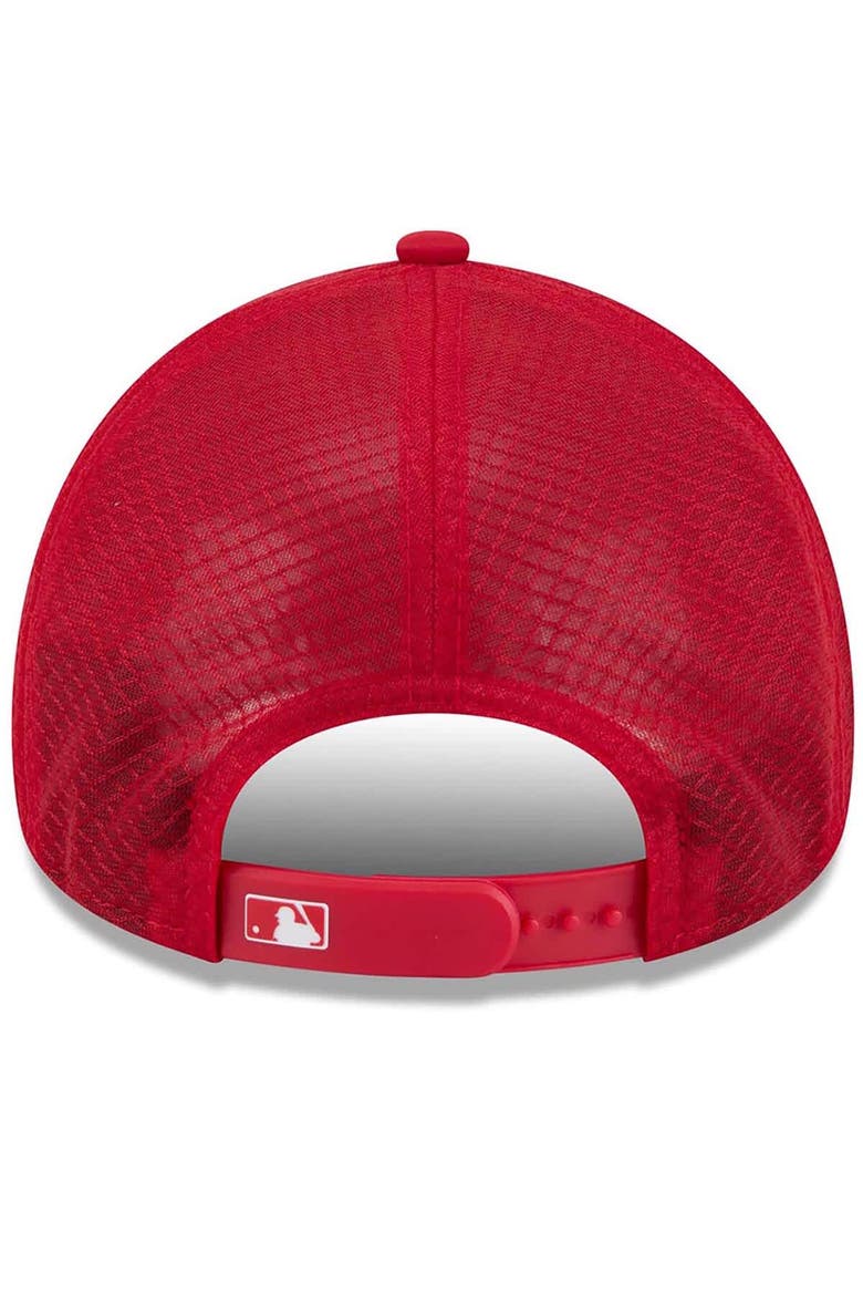 Men's New Era Red New York Yankees 2026 Batting Practice Alternate Apex 9FORTY Adjustable Hat, Alternate, color, Red