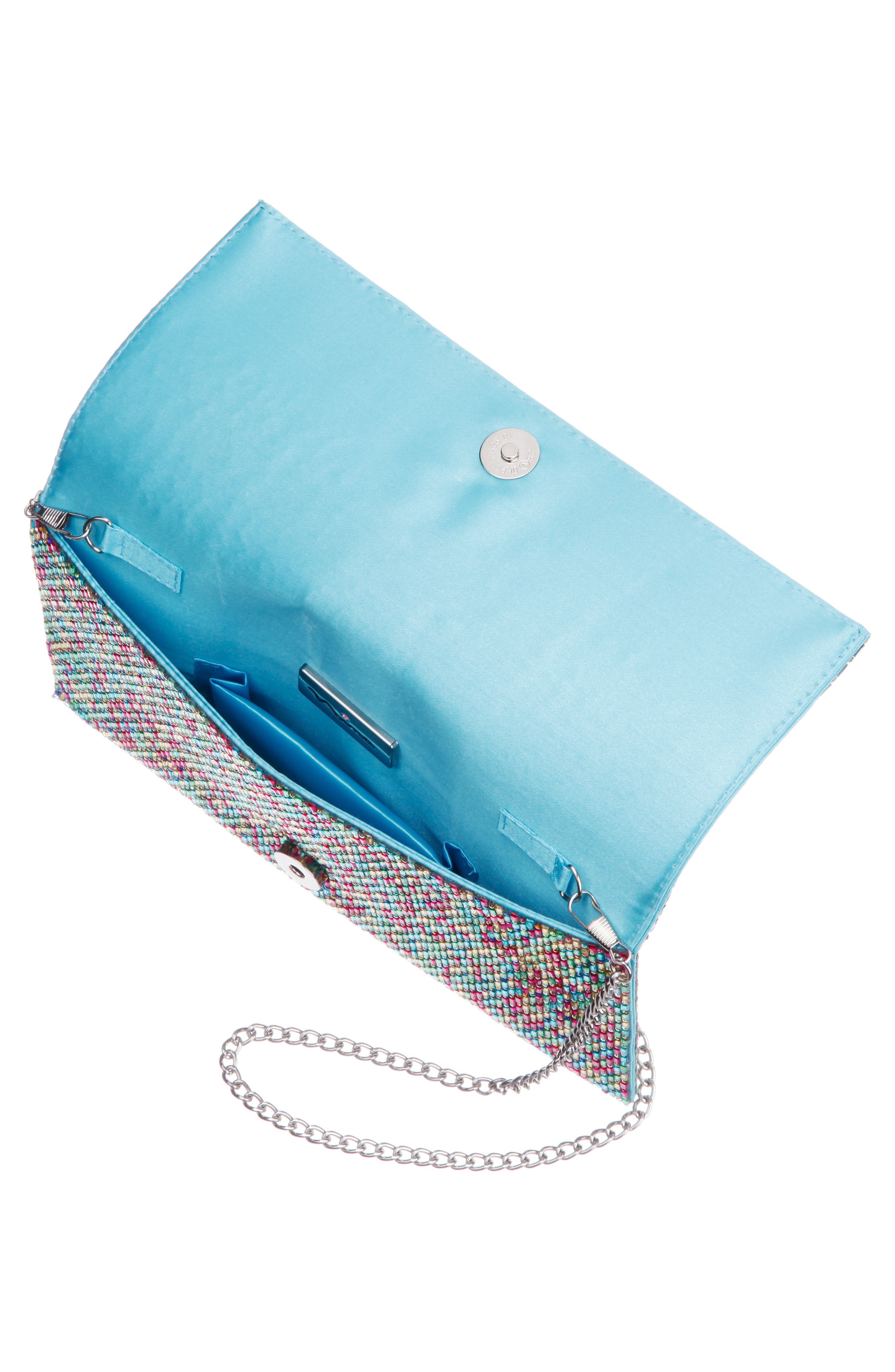 Nina Crystal Clutch, Alternate, color, 