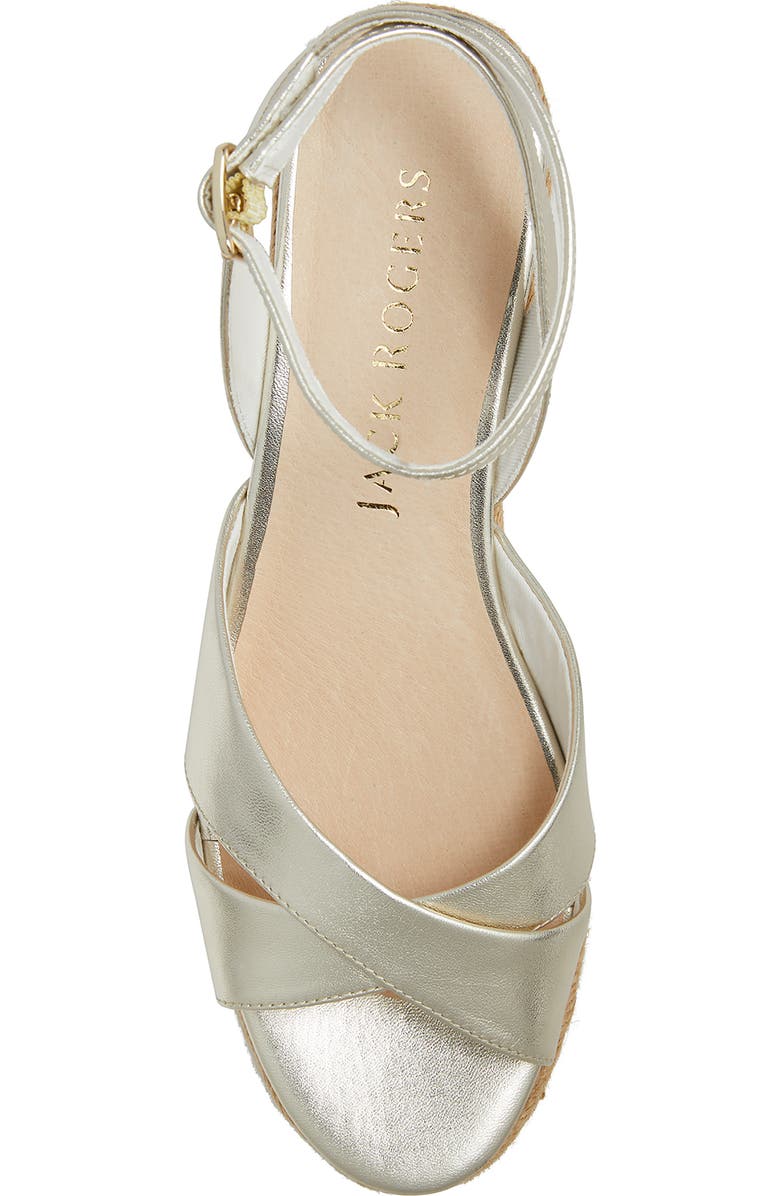 Jack Rogers Palmer Ankle Strap Espadrille Wedge Sandal, Alternate, color,