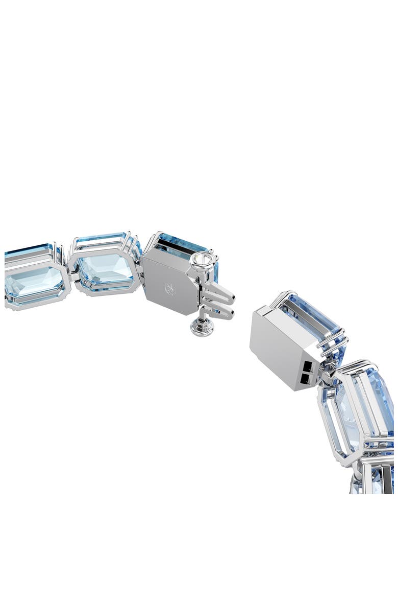 Millenia Octagon Cut Crystal Bracelet, Alternate, color, BLUE