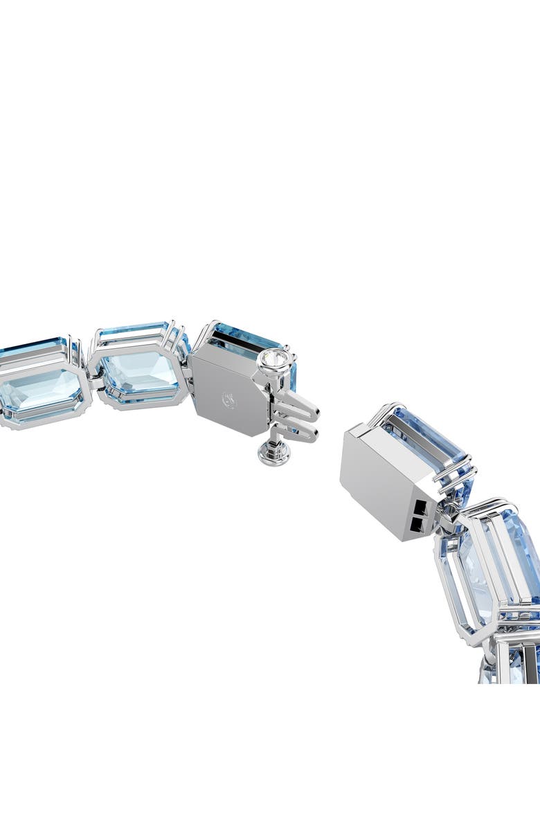 Swarovski Millenia Octagon Cut Crystal Bracelet, Alternate, color, Blue