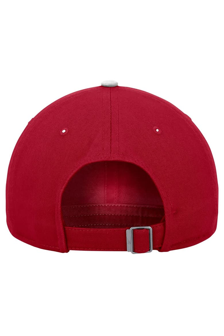 Men's Nike Cardinal Arkansas Razorbacks Colorblock Club Adjustable Hat, Alternate, color, Cardinal