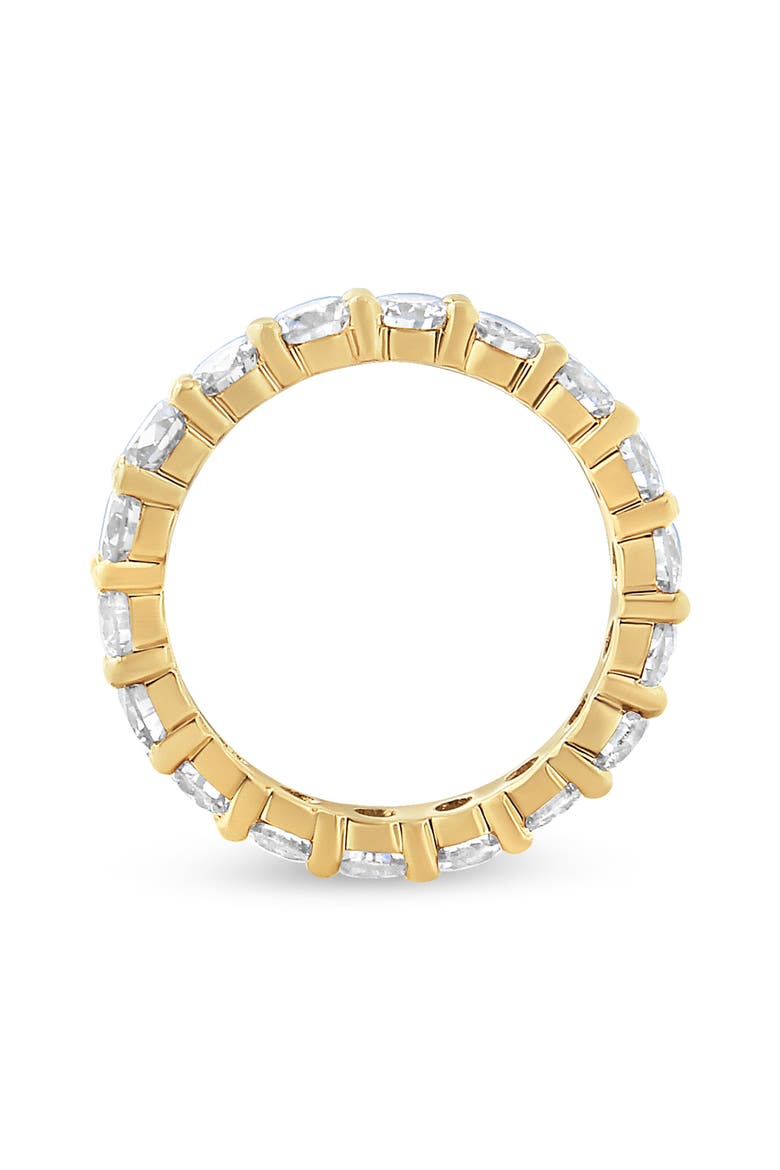 14K Yellow Gold 3.00 Cttw Shared Prong Set Round Cut Diamond Eternity Band, Alternate, color, Yellow