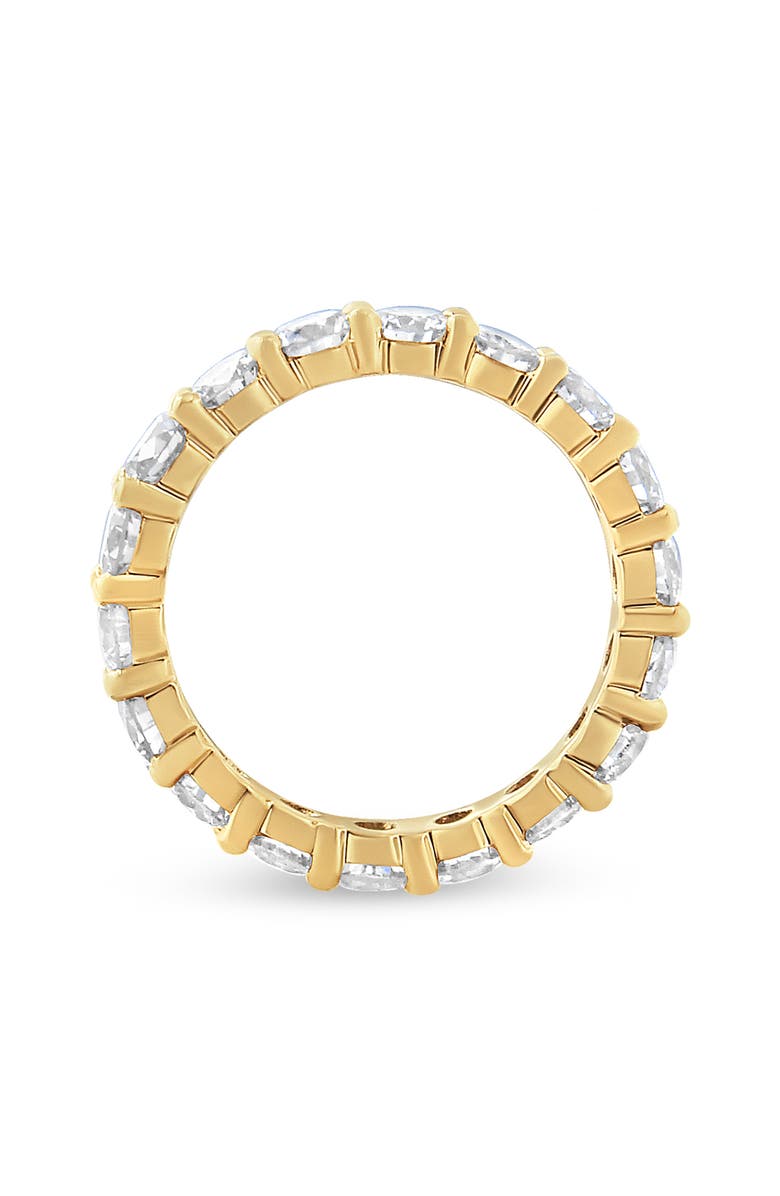 Haus of Brilliance 14K Yellow Gold 3.00 Cttw Shared Prong Set Round Cut Diamond Eternity Band, Alternate, color, Yellow