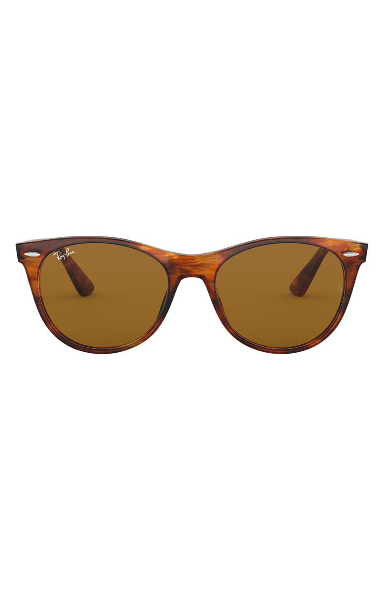 Ray-Ban 55mm Round Wayfarer Sunglasses, Main, color, 