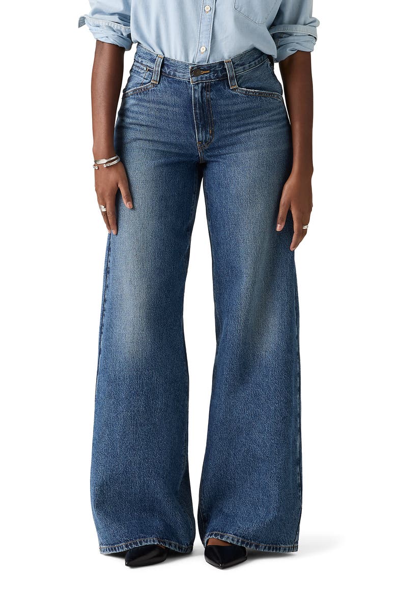 '94 Baggy Wide Leg Jeans, Alternate, color, BEAUTIFUL TARGET