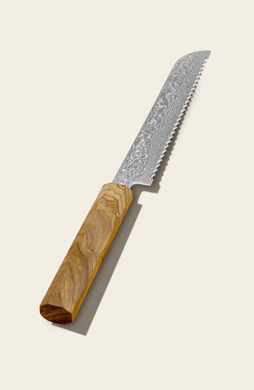 Italic Kumo Knife Set With Knife Block In Brown