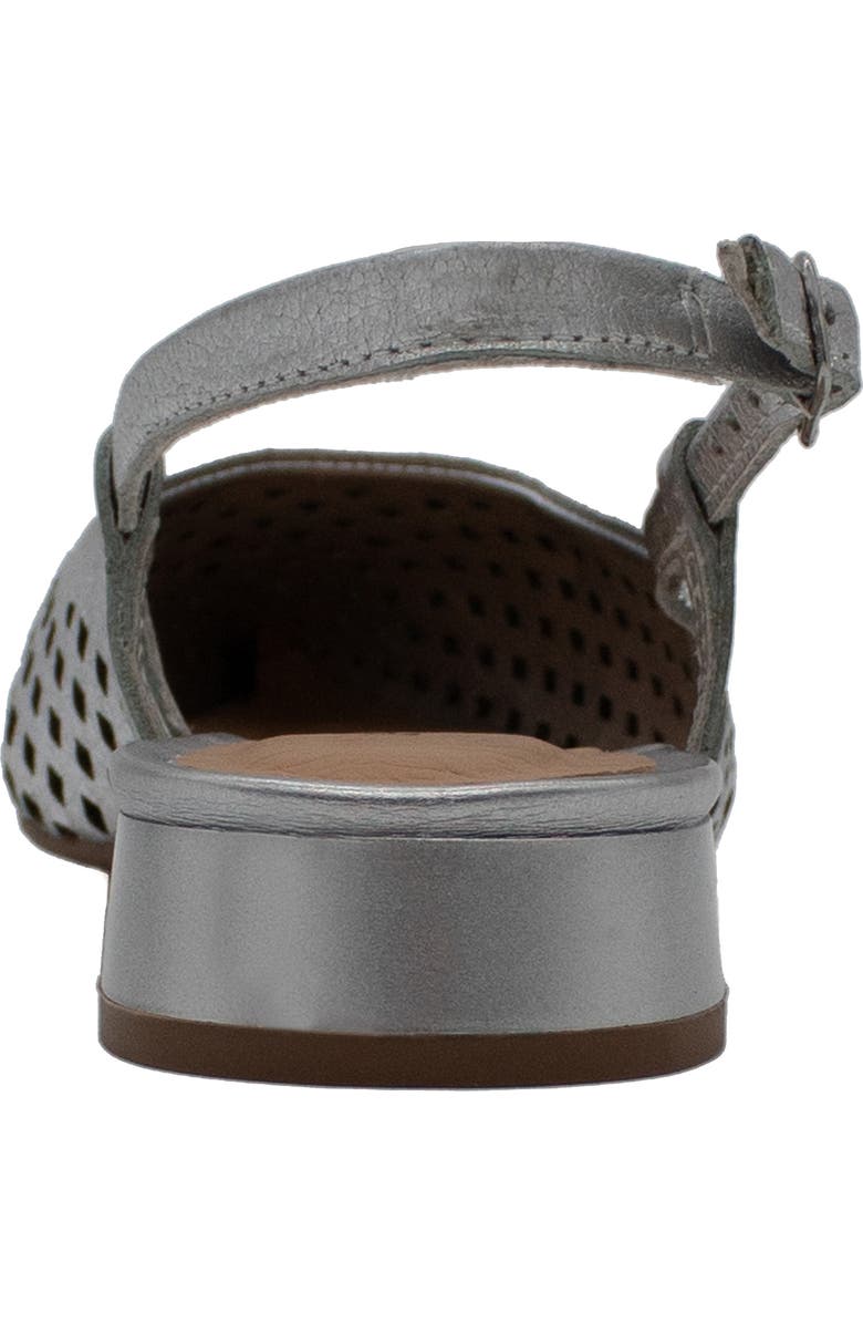 Bottero Botalessandra Slingback Pointed Toe Pump, Alternate, color, Prata