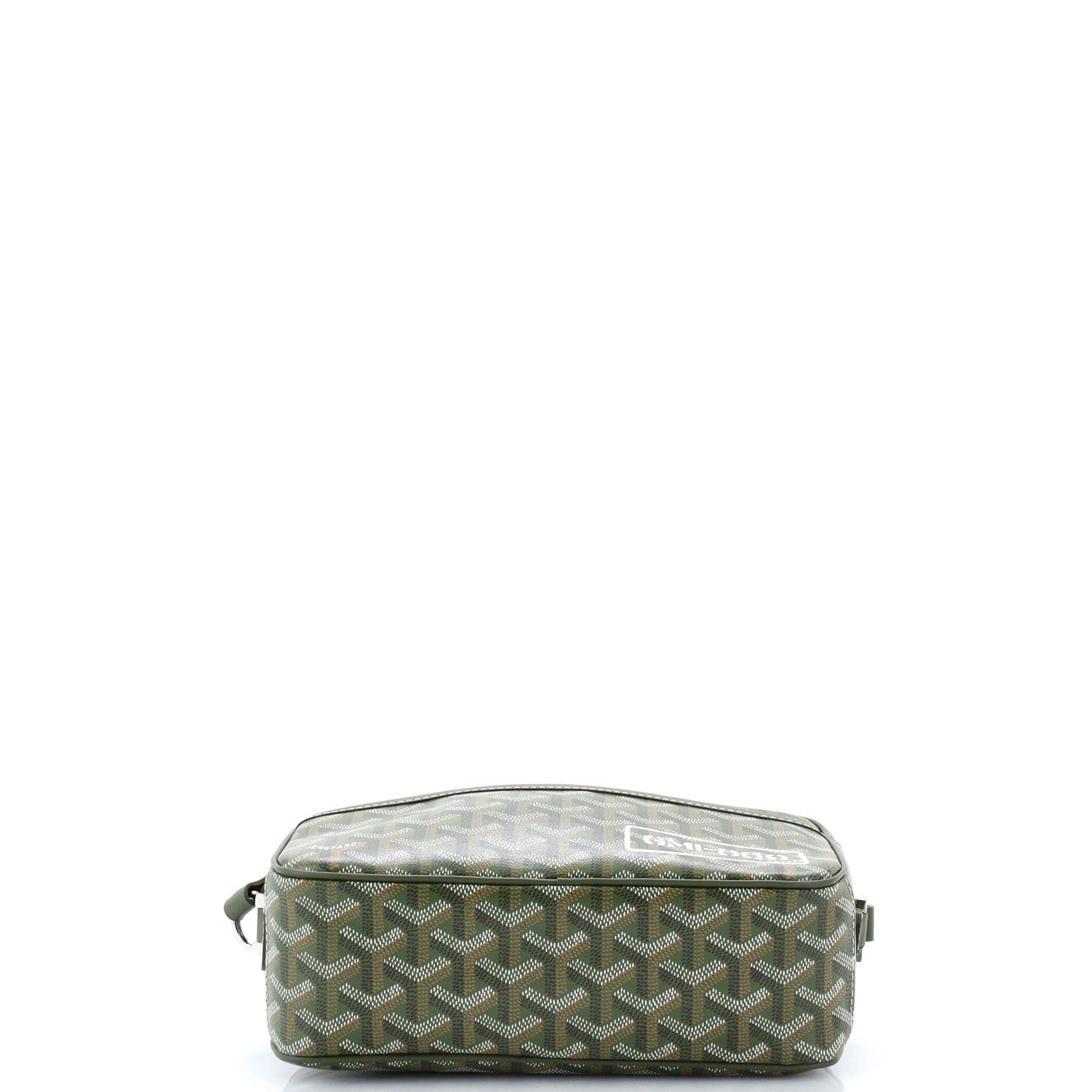 Pre-Owned Goyard Cap Vert Bag Printed Coated Canvas, Alternate, color, Green