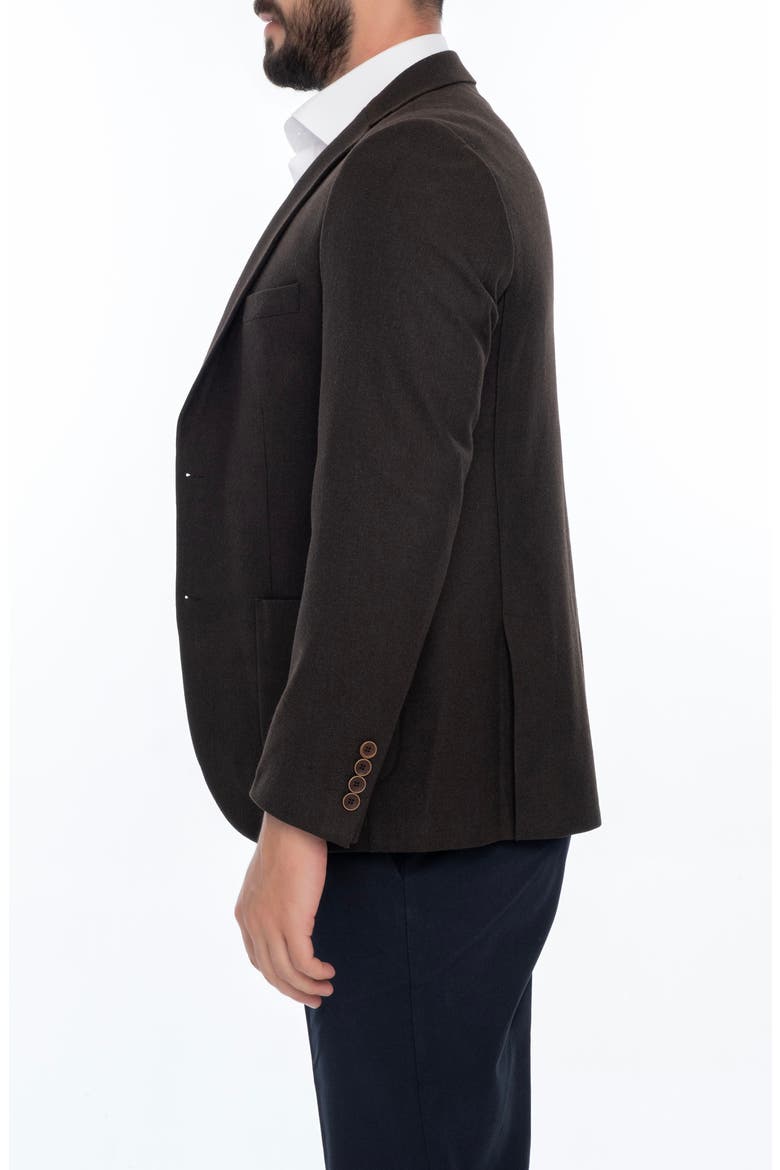 Solid Sport Coat, Alternate, color, DARK BROWN