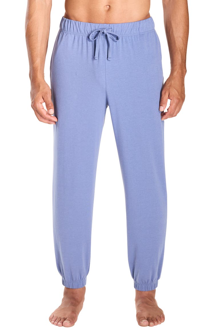 Stretch Cotton Blend Lounge Pants, Main, color, DENIM