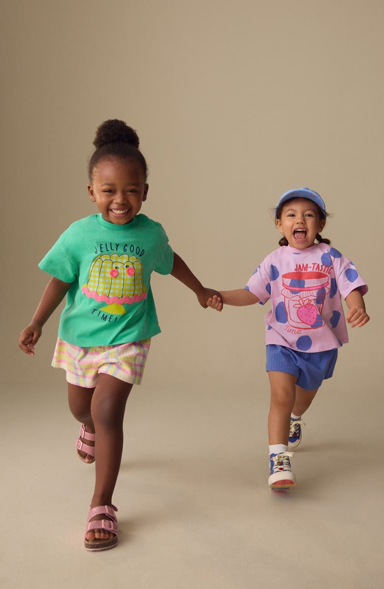 NEXT Kids' 4-Pack Assorted Graphic Cotton T-Shirts & Shorts Set, Alternate, color, Green