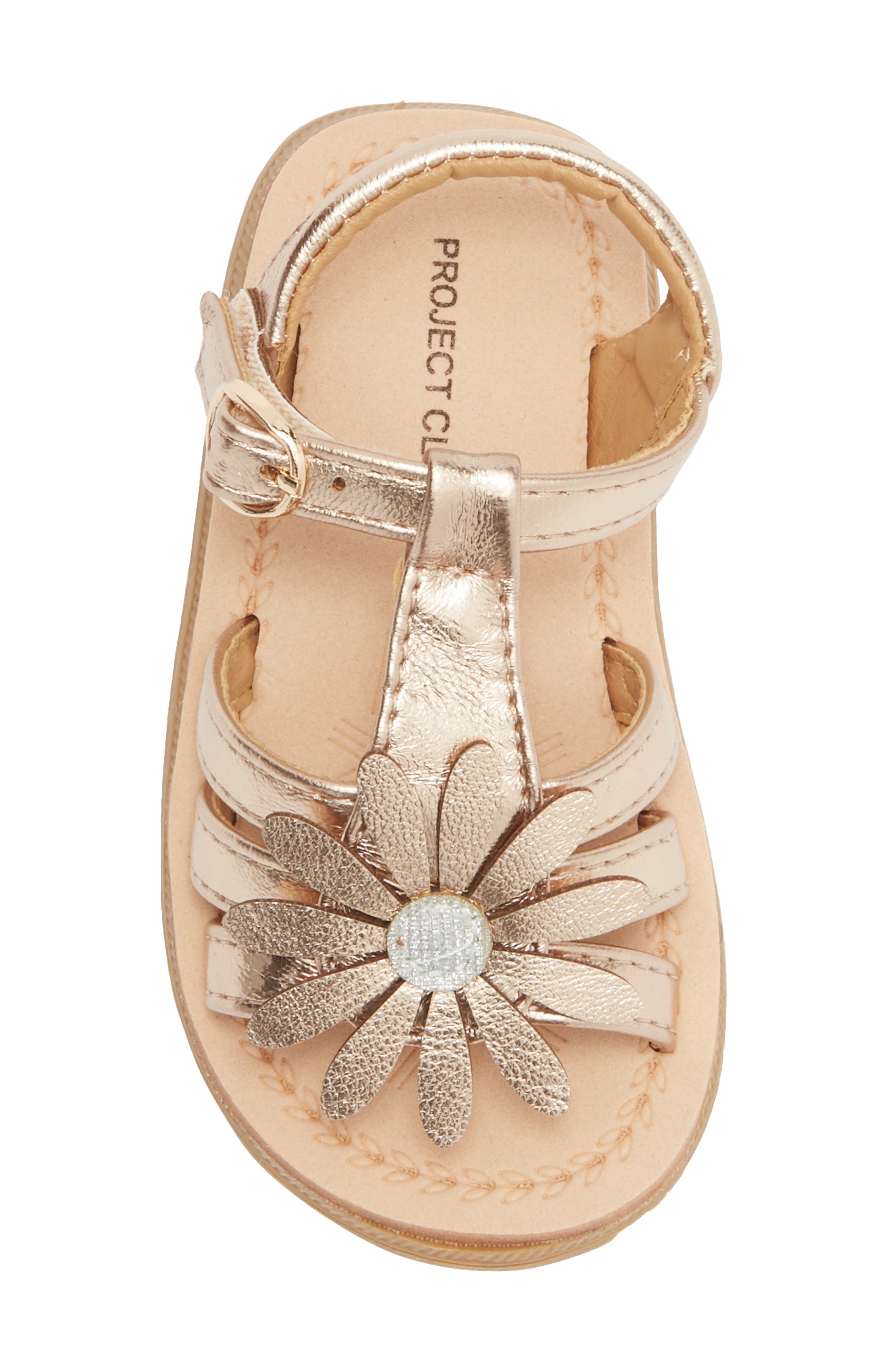 Project Cloud Kids' Oleander Sandal, Alternate, color, Rosegold