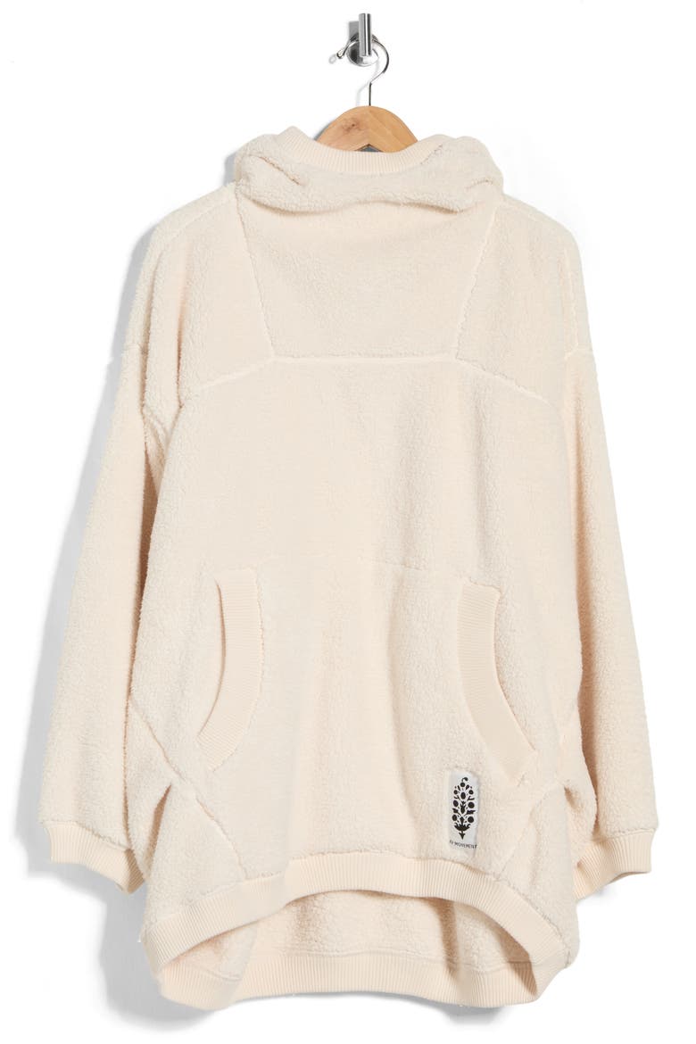 Salopette Oversize Hoodie, Main, color, IVORY COMBO