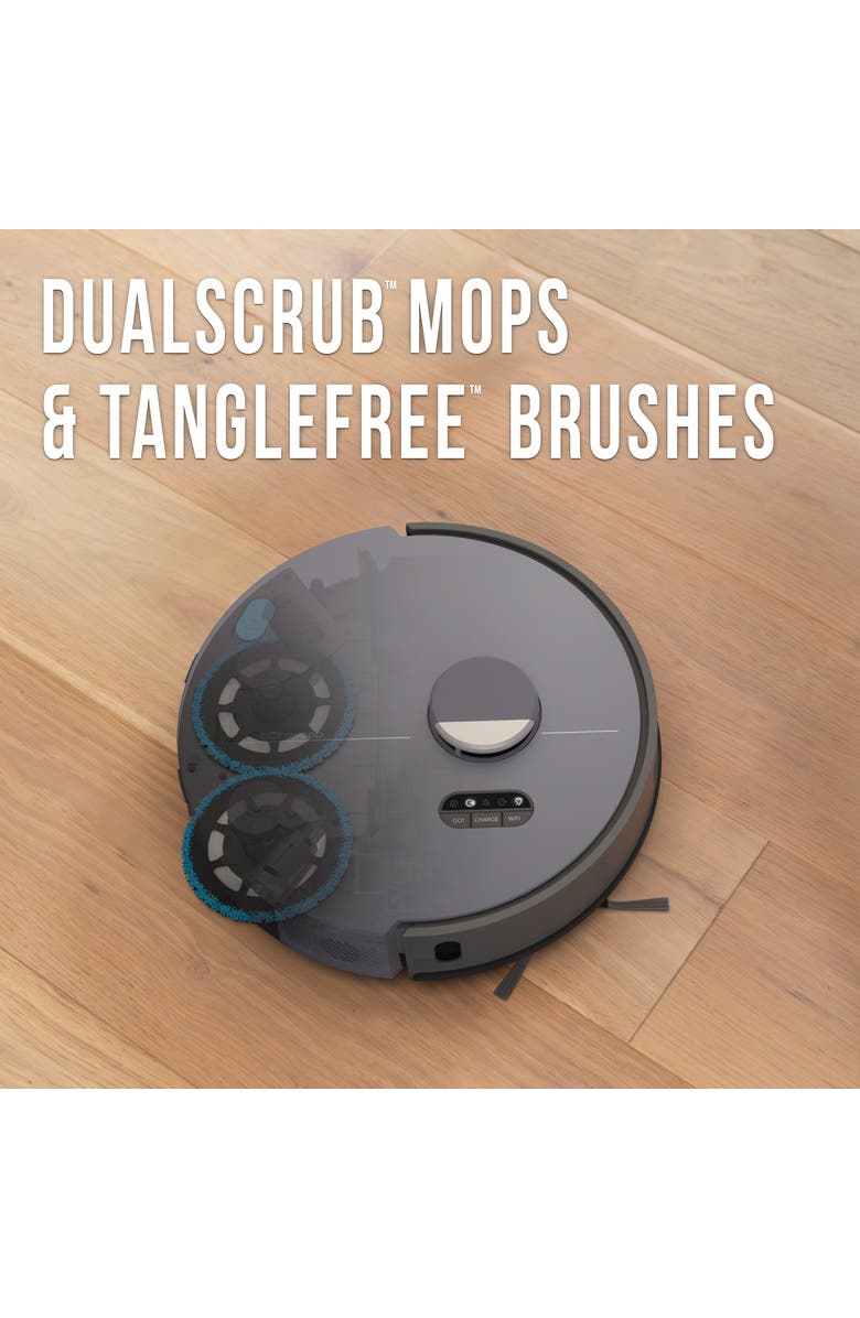 BOBSWEEP Dustin Combo Robot Vacuum & DualSpin Mop, Alternate, color, Twilight