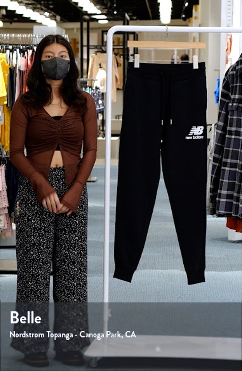 Essentials Stacked Logo Sweatpants, sales video thumbnail