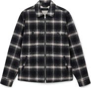 AllSaints Bayo Plaid Cotton Shirt Jacket