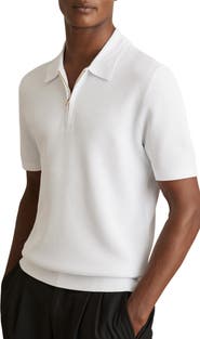 Reiss Regis Quarter Zip Polo