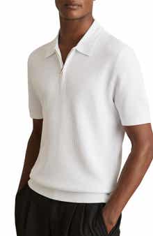 Reiss Regis Quarter Zip Polo