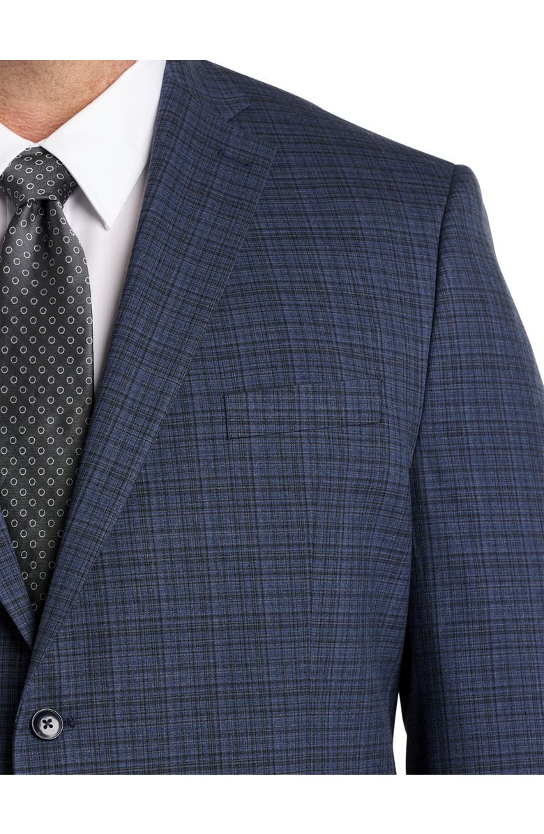 Michael Kors Big & Tall Check Patterned Suit Jacket, Alternate, color, 