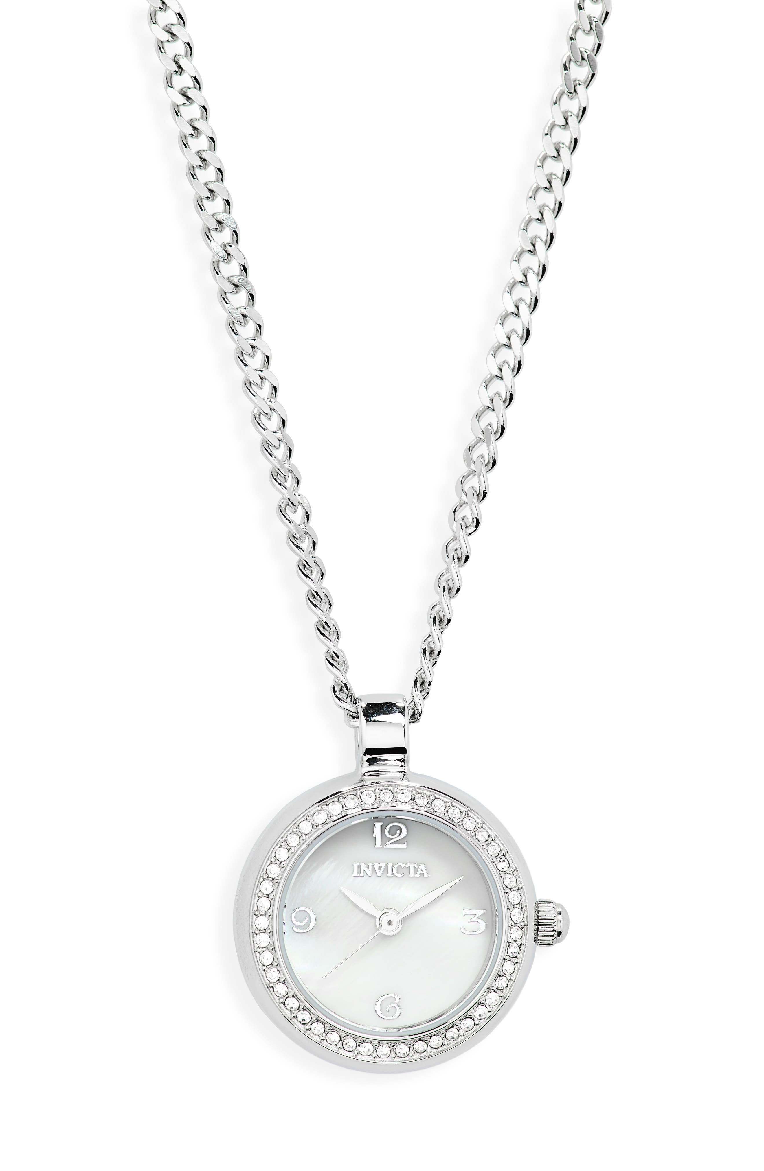 INVICTA Mini Watch Pendant Necklace, 22.5mm