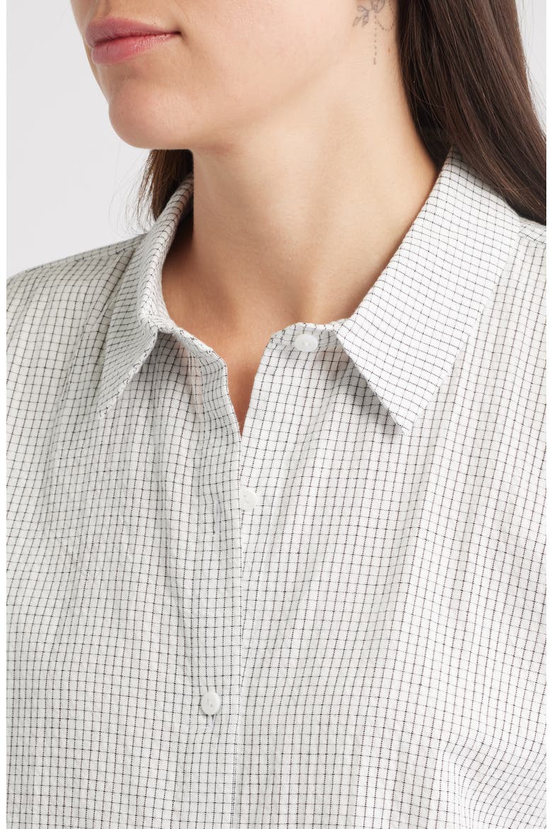 Classic Collar Easy Organic Cotton Button-Up Shirt, Alternate, color, WHITE