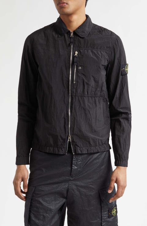 Regular Fit Coated Overshirt