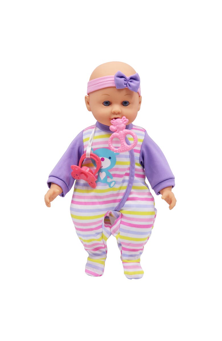 Dream Collection 14 Inch Baby Doll Maggie with Teddy, Alternate, color, Multicolored
