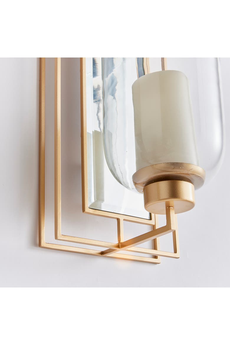 Jemma Decorative Wall Mirror Candle Sconce, Alternate, color, Gold