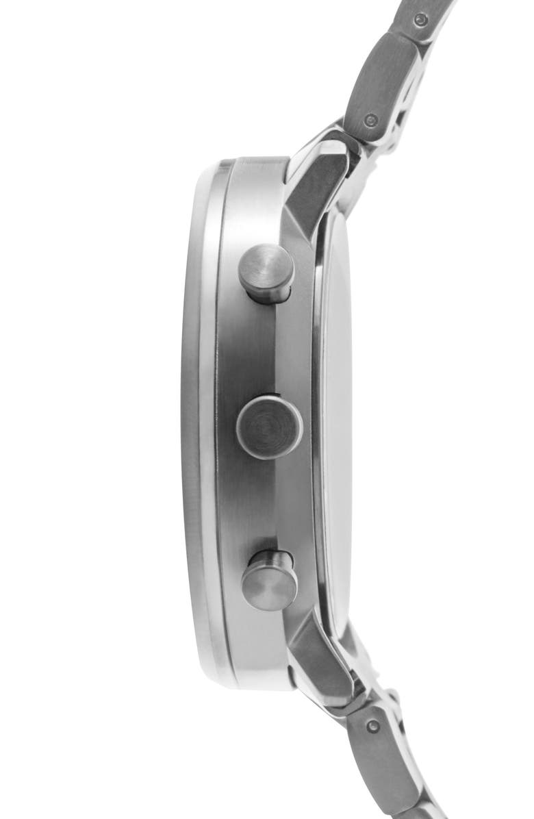 Leonard & Church Bleeker Chronograph Bracelet Watch, 40mm, Alternate, color, 