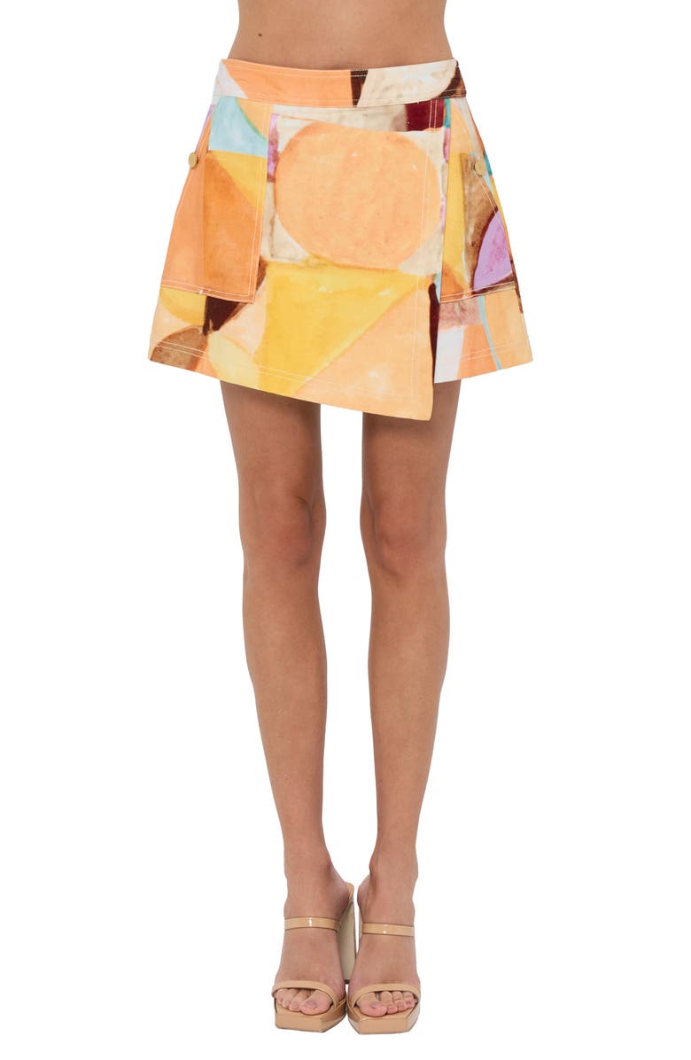 CIEBON Noa Skort, Main, color, Yellow Multi
