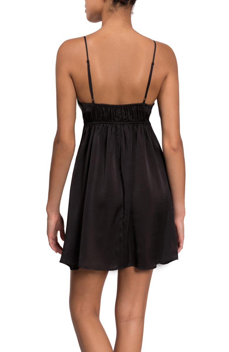 Everyday Ritual Empire Babydoll Chemise, Alternate, color, Obsidian