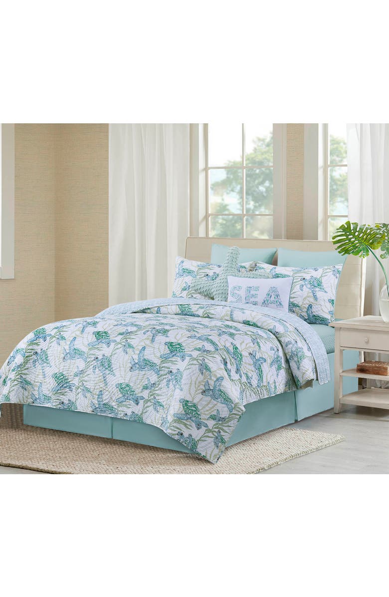C&F Home Cape Canaveral Bedding Quilt Collection, Main, color, Blue