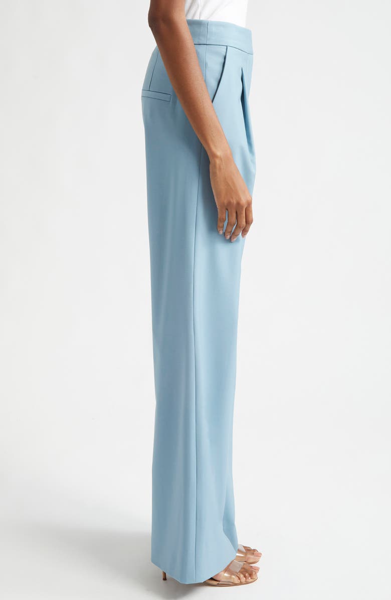 Veronica Beard Robinne Stretch Virgin Wool Blend Pants, Alternate, color, Sea Glass