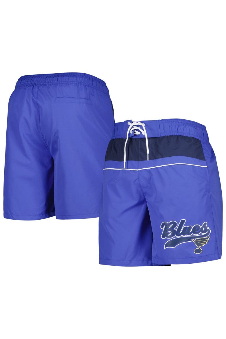 Men's Starter Blue St. Louis Blues Freestyle Volley Swim Shorts, Main, color, Blue
