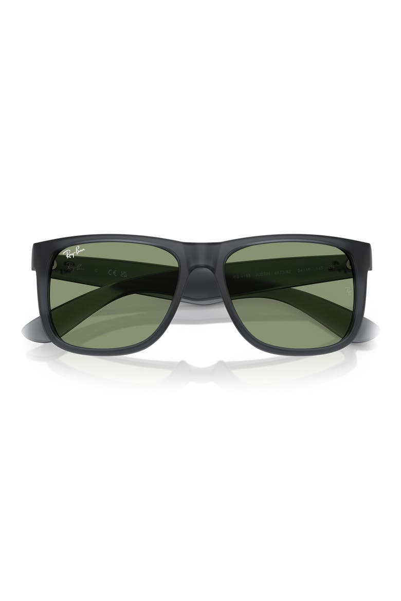 Justin 51mm Square Sunglasses, Alternate, color, OPAL GREY / GREEN