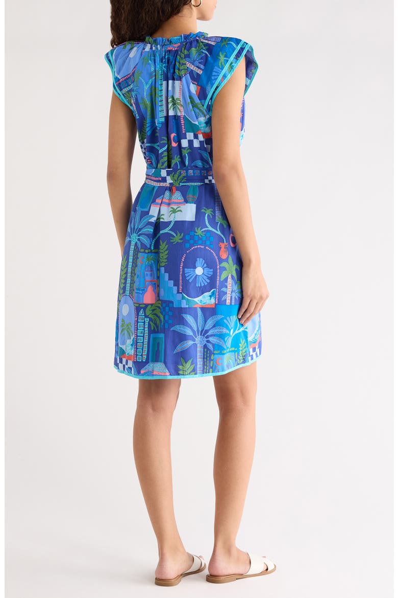 Punta Alta Olera Shift Dress, Alternate, color, COBALT-COMBO