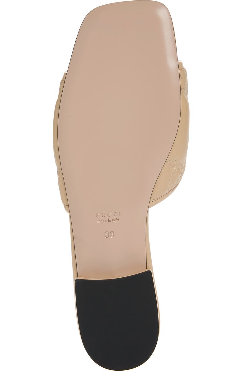 Gucci Jolie GG Matelassé Slide Sandal, Alternate, color,